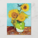 Search for 3 sunflowers postcards Vincent van gogh