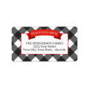 Search for peace on earth return address labels Festive