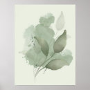 Search for dark green background posters Watercolor