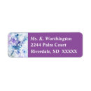 Search for circle return address labels Purple