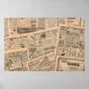 Search for newspaper background posters French
