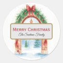 Search for christmas garland stickers Watercolor