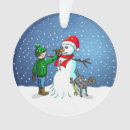 Search for funny snowman christmas tree decorations Cute