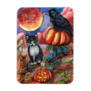 Search for halloween rectangular magnets Raven
