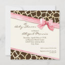 Search for giraffe patterns invitations Mother to be
