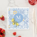 Search for blue lemon napkins Trendy