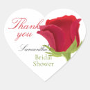 Search for red rose heart stickers Elegant