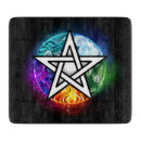 Search for wicca chopping boards Pentagram