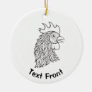 Search for rooster christmas tree decorations Cockerel
