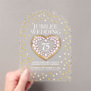 Search for 75th wedding anniversary invitations Diamond