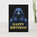 Search for raven birthday cards Animal