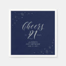 Search for navy napkins Typography