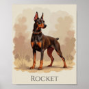 Search for doberman art Illustration