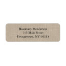 Search for burlap return address labels Barn