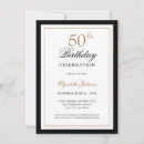 Search for classic 50th birthday invitations Fifty