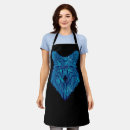 Search for blue wolf aprons Geometric