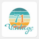 Search for vintage 1971 stickers Retro