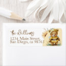 Search for honey return address labels Watercolor
