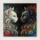 Search for faces abstract art puzzles Vibrant