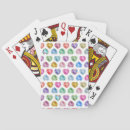 Search for cute valentine playing cards Colourful