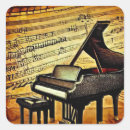Search for grand piano stickers Music
