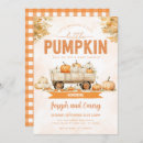 Search for pumpkin patch baby shower invitations Cute