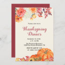 Search for floral thanksgiving invitations Burgundy