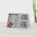 Search for red guitar cards Rock and roll