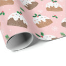 Search for christmas pudding wrapping paper Food