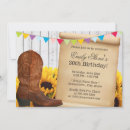 Search for sunflower cowgirl invitations Country