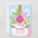 Search for unicorn face invitations Pink