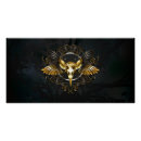 Search for gold skull art Black
