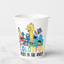 Search for sesame street characters paper cups Rainbow