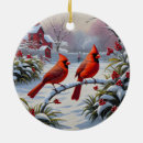 Search for cardinal christmas tree decorations Songbird