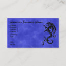Search for dragon business cards Blue