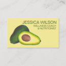 Search for vegetarian vegan business cards Avocado