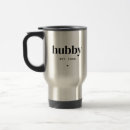 Search for newlywed travel mugs Hubby