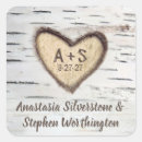 Search for birch tree wedding stickers Bark