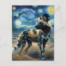 Search for wild dog postcards Wildlife