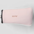 Search for girly golf head covers Initials