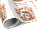 Search for hedgehog wrapping paper Fall