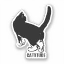 Search for cat attitude stickers Cattitude