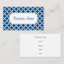 Search for blue pattern business cards Cosmetologist