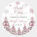 Search for pink snowflake baby shower stickers Snowflakes