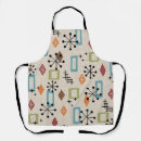 Search for retro kitsch aprons Mid century modern