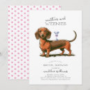 Search for weenies invitations Weiner dog