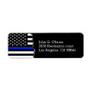 Search for police return address labels Patriotic