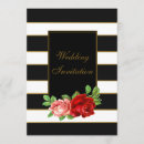 Search for red black and white gold invitations Flower