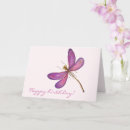 Search for dragonfly birthday cards Pink