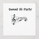 Search for sixteenth note invitations Party